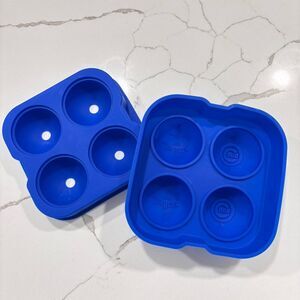 3D Chicago Cubs Jim Bean ICE Cube Silicone Molds Round Whiskey Cocktails Tray